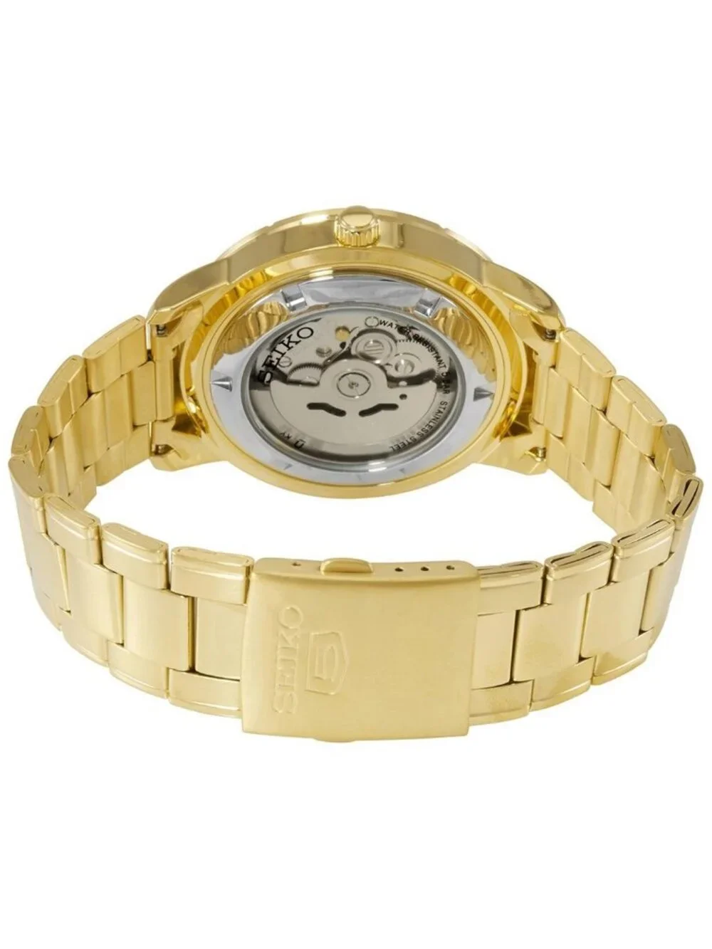NWT Seiko 5 Automatic Gold Dial Men's Watch